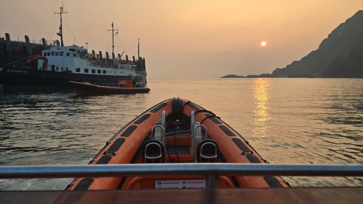 evening boat trip Ilfracombe, sunset RIB trip North Devon, sunset cruise North Devon, wildlife watching golden hour Devon